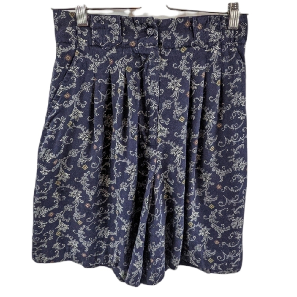 Izod Club Moroccan Print Hi-rise Vintage Shorts 6